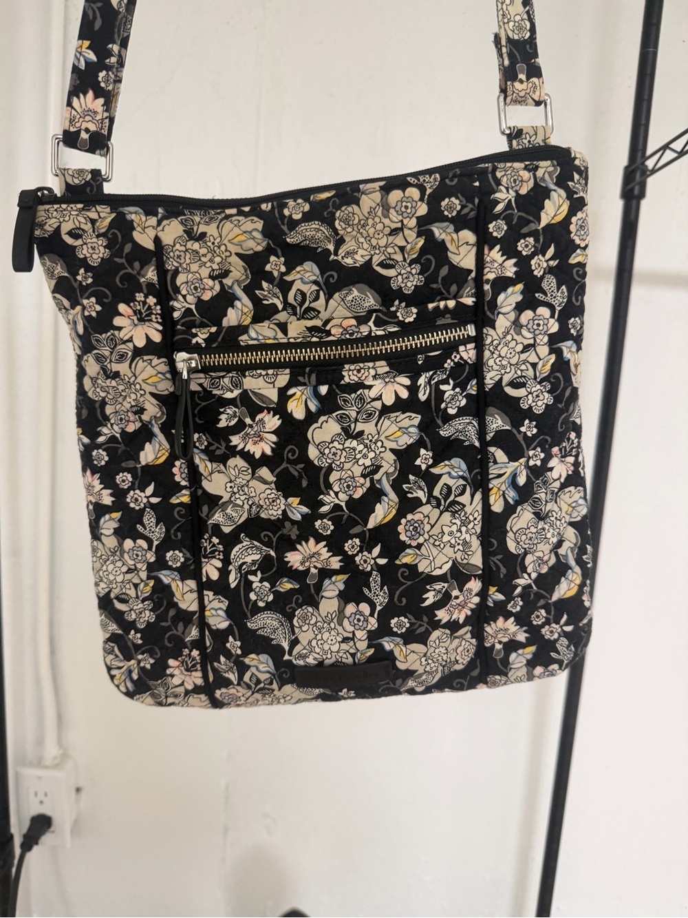 Vera Bradley Triple Zip Hipster Crossbody Bag - Holland Garden Pattern